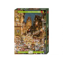 Puzzle 1000 p Romantic Town Night Heye