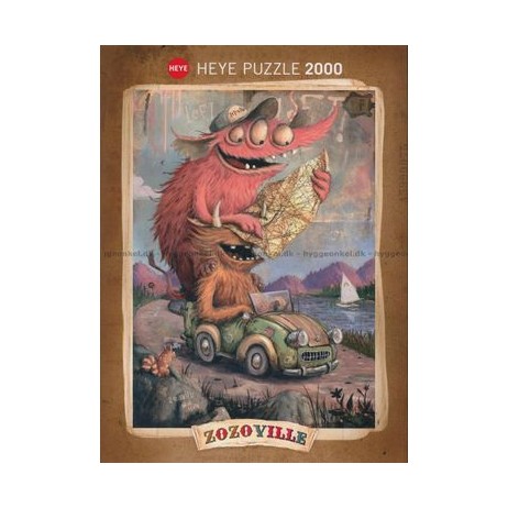 Puzzle 1500p Road Trippen Heye
