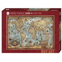 Puzzle 2000 p The world Heye