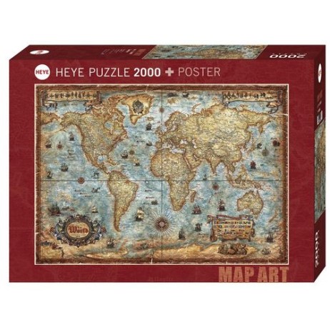 Puzzle 2000 p The world Heye