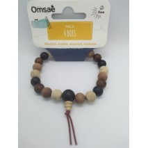 Bracelet Mala en Bois Mix
