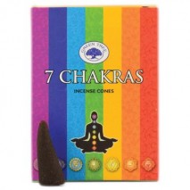 Encens green tree 7 chakras cônes