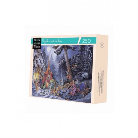 Puzzle Bois 250 Pièces Fête de nuit Magnin