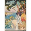 Puzzle Bois 80 Pièces Affiche PLM Antibes Dellepiane