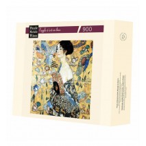 Puzzle Bois 900 Pièces La Dame à L'éventail