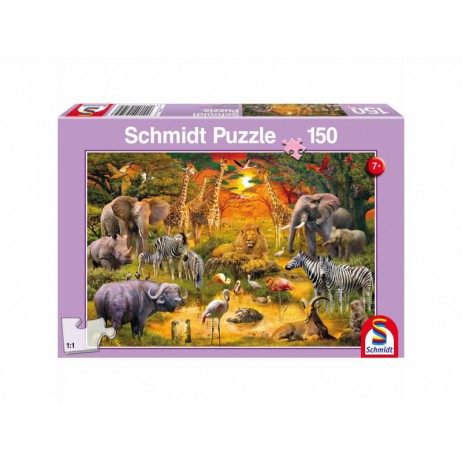 Puzzle 150 p Animaux d'Afrique