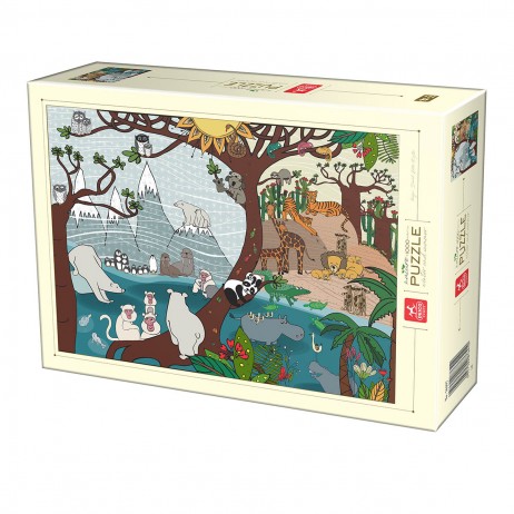 Puzzle 1000p Nature Summer and Winter