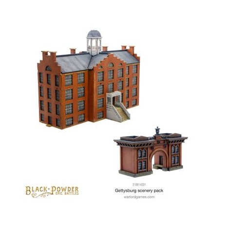 Américan Civil War Gettysburg Scenery Pack