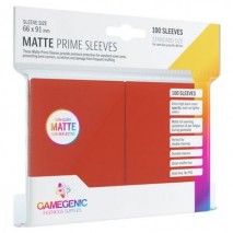 Gamegenic 100 matte sleeves Prime Red