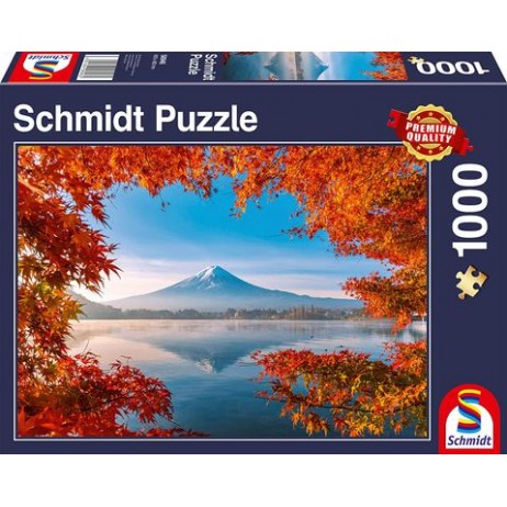 Puzzle 1000 p Automne au Fuji Schmidt