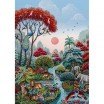 Puzzle 2000 p Exotic garden Wildlife Paradise