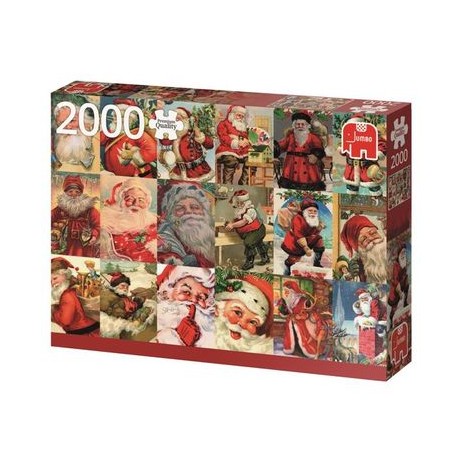 Puzzle vintage Santa's 2000pcs