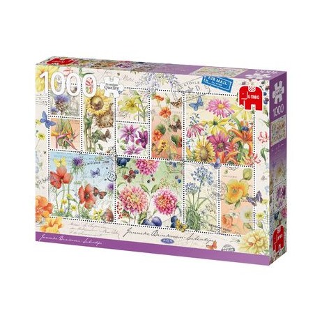 Puzzle Flower Stamps summer 1000 pièces