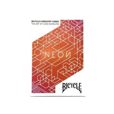 Cartes Cardistry Bicycle Néon Orange Bump