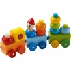 Train rond multicolore