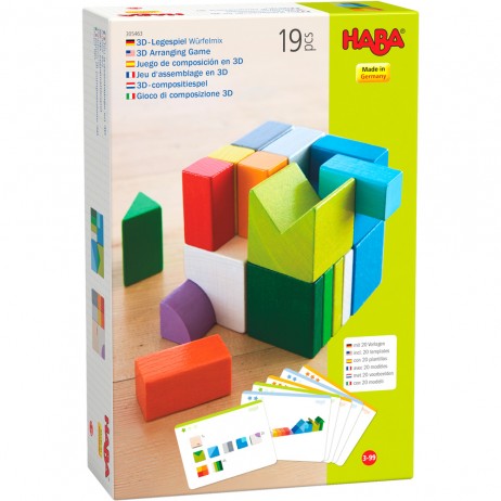 Jeu d'assemblage 3d cubes mix