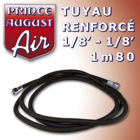 Tuyau renforcé 1/8'-1/8' 1m80