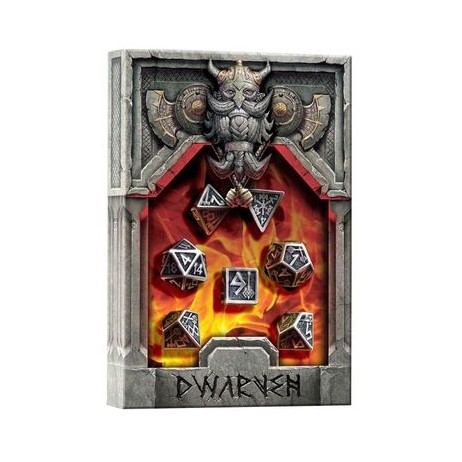 Set de Dés Metal Dwarven
