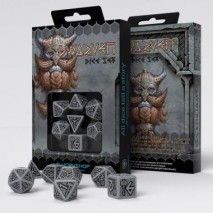 Set de Dés Dwarven Grey & black