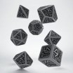 Set de Dés Dwarven Gray & black