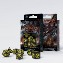 Set de Dés Dragons Black & Yellow