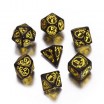 Set de Dés Dragons Black & Yellow