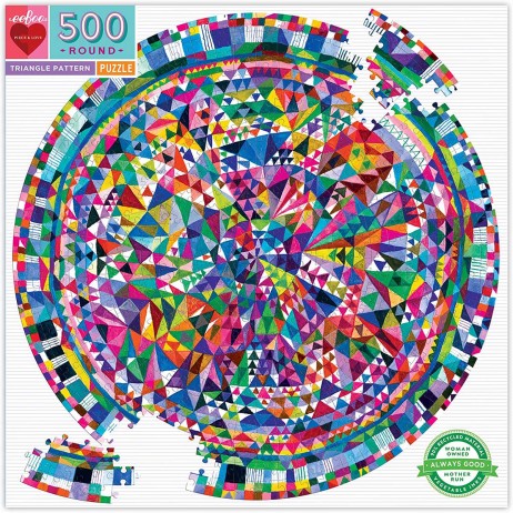 Puzzle 500 pièces triangle pattern
