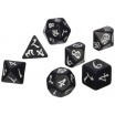 Set de dés Classic RPG Black & White 