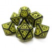 Set de Dés Runic Black & yellow