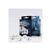 Set de Dés Classic RPG White & Black