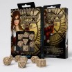 Set de Dés Steampunk Clockwork Beige & Brown