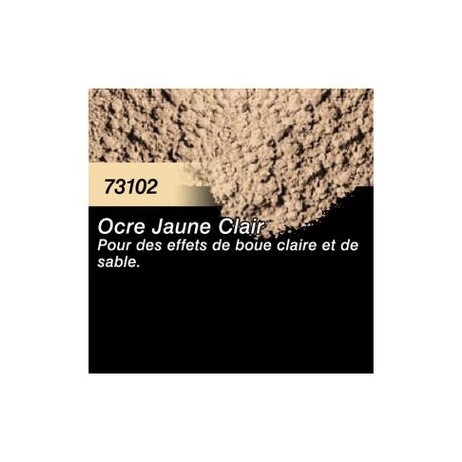 Pigments ocre jaune clair