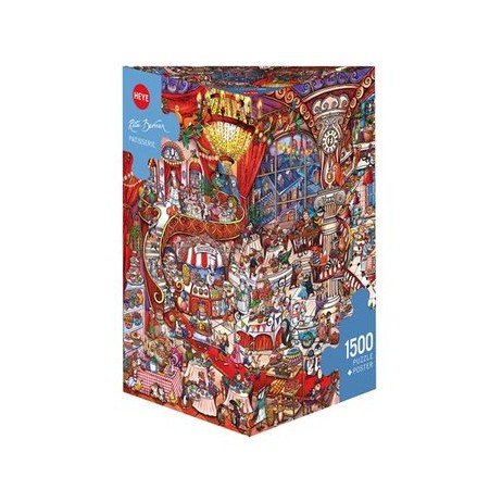 Puzzle 1500 p Patisserie Triangular Heye