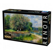 Puzzle 1000 p Arbre en fleurs A.Renoir D toys D toys