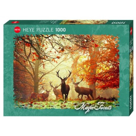 Puzzle 1000 p Magic Forest stags Heye