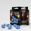 Set de Dés Classic Runic Glacier & White