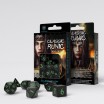 Set de Dés Classic Runic Black & Green