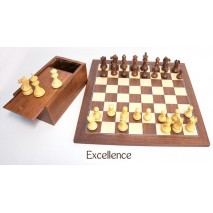 Echecs excellence pièces + boîte + plateau