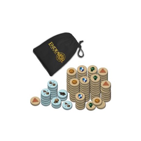 Endeavor Sac de Velours et pièces en bois