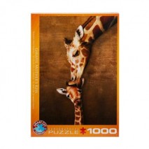 Puzzle 1000 p Le Câlin de la Girafe