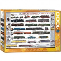 Puzzle 1000 p Histoire des trains