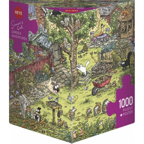 Puzzle 1000 p Garden adventures heye