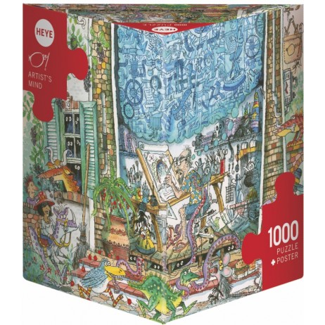 Puzzle 1000 p artist mind Triangular heye