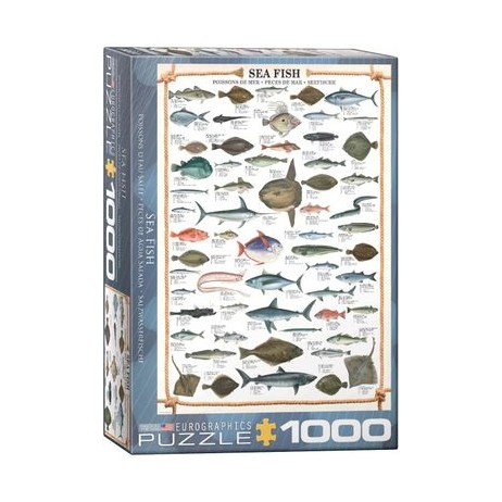Puzzle 1000 p Poissons de Mer 