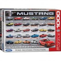 Puzzle 1000 p Evolution Ford Mustang