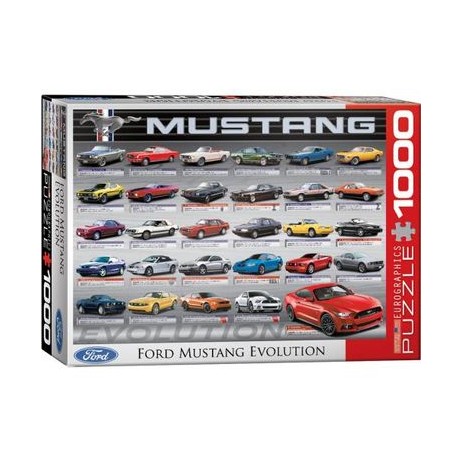 Puzzle 1000 p Evolution Ford Mustang