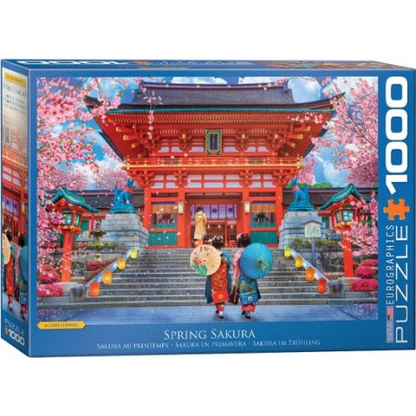 Puzzle 1000 p Sakura au Printemps