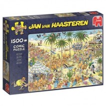 Puzzle 1500 p The Oasis Jan Van Haasteren