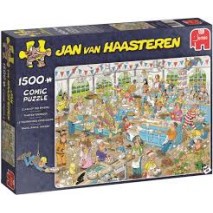 Puzzle 1500 p Clash of the Bakers Jan Van Haasteren