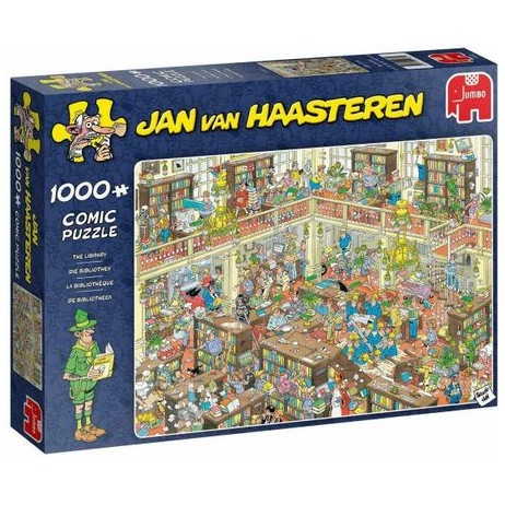 Puzzle 1000 p The Library Jan Van Haasteren